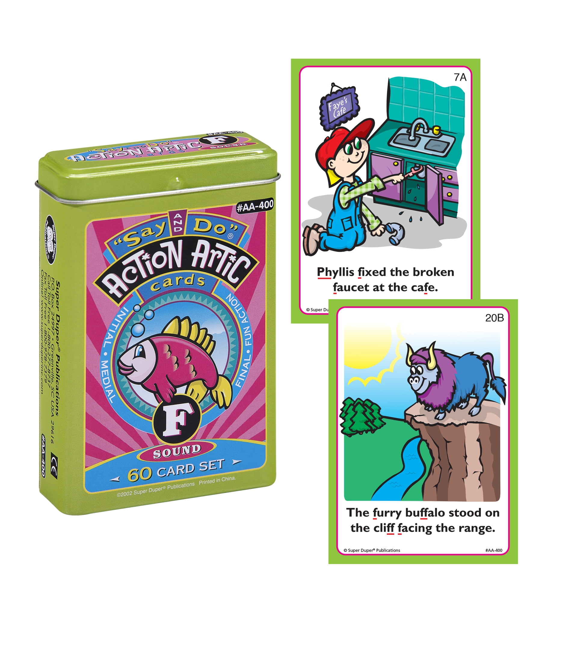 Super Duper Publications Say and Do Action Articulation F Sounds Fun