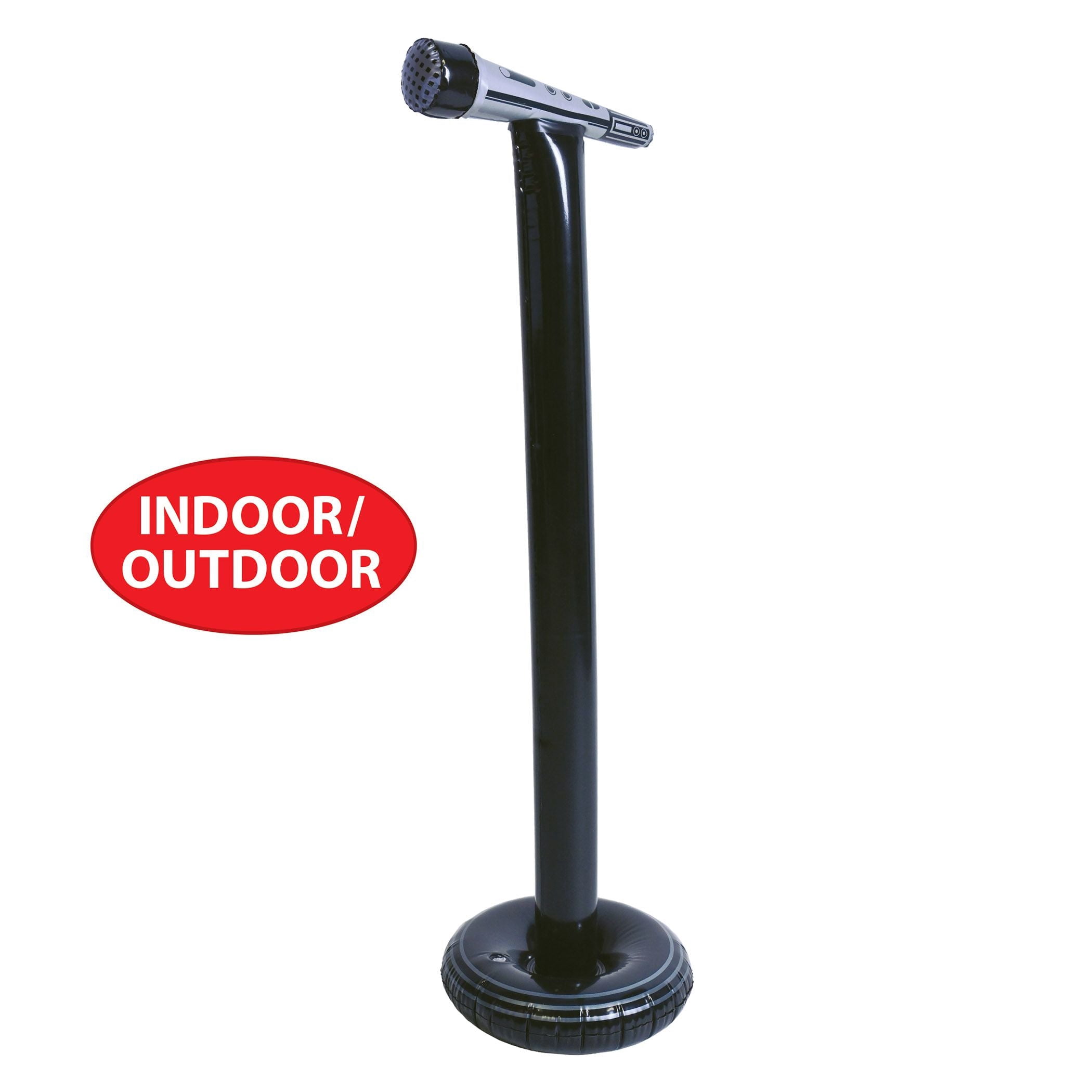 6 Pack Bulk Inflatable Microphone Stand 3 ft 11 inch Music Prop