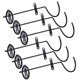 thumbnail image 3 of Black Iron Wine Rack for Storage Steady and Sturdy Wall Hanging Display Racks 6 Pieces, 3 of 3