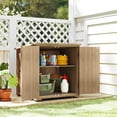 thumbnail image 2 of Outsunny Armoire de Rangement Extérieure en Bois Remise de Rempotage avec Tablette Ajustable, 2 of 10