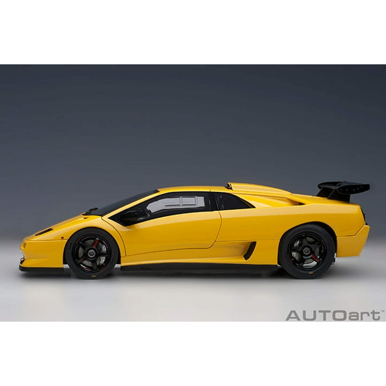 Lamborghini Diablo SV-R Superfly Yellow 1/18 Model Car by Autoart