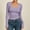 #Purple, variant on Women's Square Neck Long Sleeve Ribbed Slim Fit Layering T Shirt Top,White,Women's Plus Size L