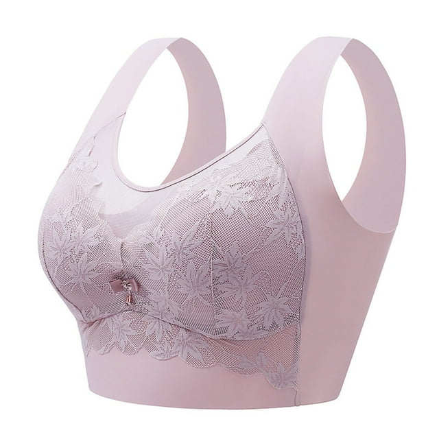 Birdeem Bras for Women Womans Embroidered Glossy Comfortable Breathable Bra Underwear No Rims