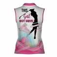 thumbnail image 3 of Custom Name Pink Lady Golfer This Girl Got Drive Women Sleeveless Polo XS-4XL, 3 of 5