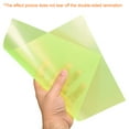 thumbnail image 4 of Uxcell 4Pcs Hojas de Filtro de Luz de Gel Transparentes para Corrección de Color Verde Fluorescente, 4 of 5
