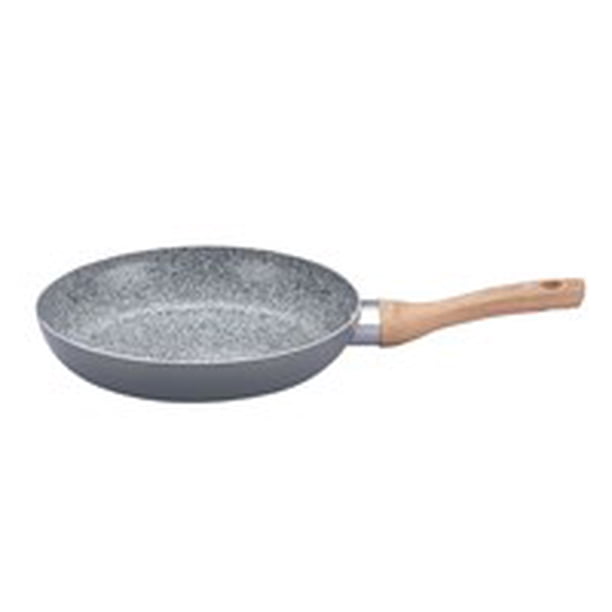 HUDSON VALLEY | Sartén Antiadhesiva de Granito 20 cm, Con Revestimiento Antiadherente De Triple Capa, Compatible con Gas, Eléctrica y Horno, Cocina Saludable y Duradera, Color Gris Granito