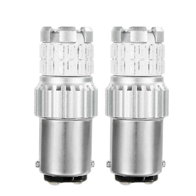 2 piezas 9-30 V luces de freno traseras parpadeantes Bombillas de repuesto Rojo BAY15D Zulema Bombillas de faros de coche