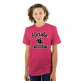thumbnail image 3 of Florida Cute Hibiscus Flower Souvenir Plus Size Crewneck Graphic Tee Shirt Brisco Brands 4X, 3 of 4