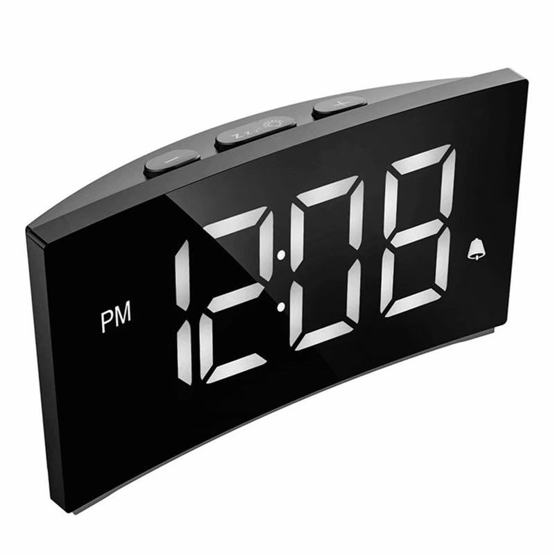 VicTsing Digital Alarm 5 inch Dimmable LED Screen Kids Clock Snooze