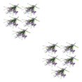 thumbnail image 3 of Baohd 5pcs/set Lifelike Artificial Flower Arrangement Low Maintenance And Realistic purple 2Set, 3 of 6