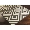 thumbnail image 2 of Hauteloom Spilsby Living Room, Bedroom Patio Outdoor Area Rug - Contemporary - Black, Beige - 7'3" Square, 2 of 13