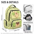 thumbnail image 7 of KUIFORTI Clover Capybara Kids School Backpack for Students Elementary School Versatile Bookbag with Multiple Storage Pockets Girls 8-14 Years Backpacks 17 Inch, 7 of 7