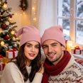 thumbnail image 4 of Solid Color Christmas Hat Classic Plain Xmas Accessory Soft Holiday Party Hat for Adults Teen Christmas Family Party Photo, 4 of 6