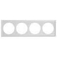 thumbnail image 4 of HUBERT® SmartFit White Melamine Half Long Tile with 4 Cutouts - 6 3/16"L x 20 1/5"W x 3/5"H, 4 of 7