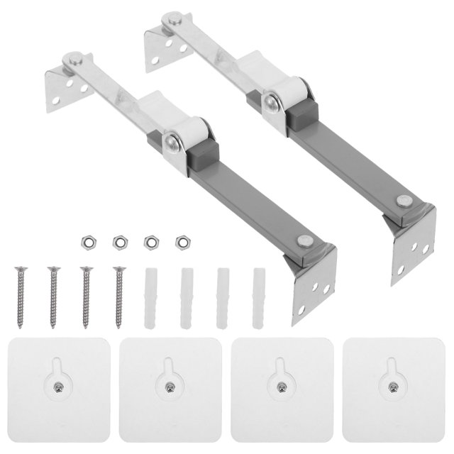 KAKOWELY monitor bracket 2pcs Universal TV Wall Mount Bracket Adjustable Anti-Tilt Device For Flat Screen TVs Safety Racks TV Stand Wall Mounts Wall Bracket For TV