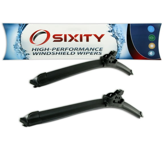 Sixity Auto XTS Frameless Front Windshield Wiper Blades compatible with Nissan 200SX