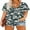 Camo, variant on TIYOMI Floral Plus Size Tops Womens Short Sleeve Summer T-Shirts V-Neck Basic Pullover Casual Blouses 2XL 18W 20W