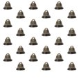 thumbnail image 4 of SHISUYAN 100Pcs Christmas Copper Bell Small Decorative Bell Christmas Craft (Bronze), 4 of 8