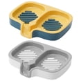 thumbnail image 4 of IDEANATEGRATE 2Pcs Plastic Laundry Soap Container Rectangular For Bathroom Use, 4 of 8