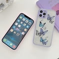 thumbnail image 4 of Funda para iPhone 12 Pro Max con diseño de mariposa y purpurina, protección completa para lente de cámara, iPhone 12 Pro Max, fundas para teléfono para mujeres y niñas, suave TPU transparente a p, 4 of 5