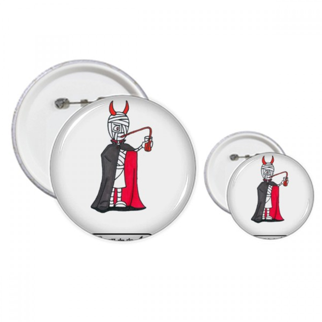 Egipto momia Halloween vampiro Horus Insignia insignia botón diseño conjunto