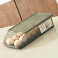thumbnail image 4 of Boîte de Rangement en Plastique Oeuf en Plastique Rouleau Automatique Transparent Épaissi Récipient de Rangement Oeuf Rainuré pour Réfrigérateur Cuisine, 4 of 5