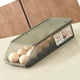 thumbnail image 2 of egg storage box plastic egg rack holder Egg Storage Box Plastic Automatic Rolling Transparent Thickened Grooved Egg Storage Container for Refrigerator Kitchen Black ANGGREK Otros, 2 of 5