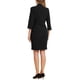 thumbnail image 3 of Conjunto de falda de 2 piezas Inspire Chic para mujer, conjunto de falda de negocios con cuello de muesca y blazers, faldas lápiz L negras, 3 of 5
