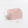 thumbnail image 2 of Ponga de Algodón de Algodón de Pongnas, Organizador Cosmético de la Caja de Almacenamiento de Cubierta Transparente Para Almohadillas de Maquillaje de Algodón Lápiz Labial, 2 of 5