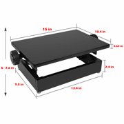 Piano Pedal Extender for kids,Pedal Plus Height Adjustable 1.5” to 5.4” Suitable for Childrens,Portable 0.92lb (Black, Piano Pedal Extender & Foot Rest)
