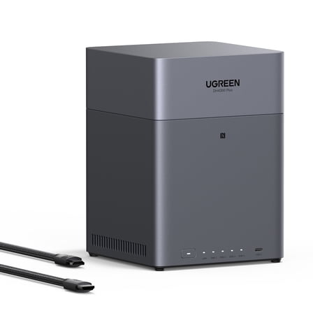 UGREEN NASync DH2300 2-Bay NAS, Network Attached Storage with HDMI Cable