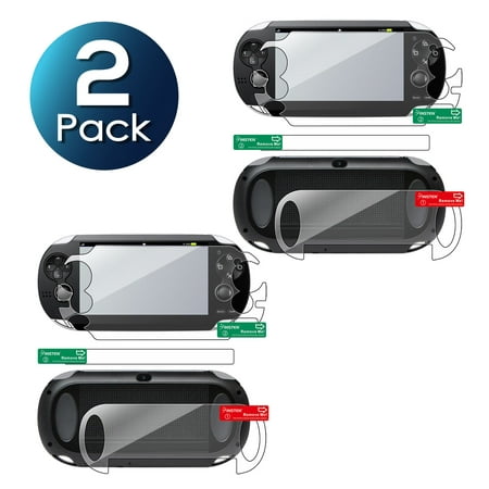 Insten 2-pack Full Body Front & Back Screen Protector For Sony PSP