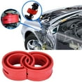 thumbnail image 3 of HELIAHOO 2 Pcs Amortisseur de Voiture Rouge, Coussin de Pare-Chocs à Ressort Universel Type A-F (Rouge)(D) UA2458-676, 3 of 8