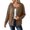 Khaki, variant on Fall Lightweight Outerwear Coat Women Long Sleeve Hooded Jackets Cinch Waist Zip Up Activewear Sweatshirts Relaxed Fit for Office Hiking Spring Transition