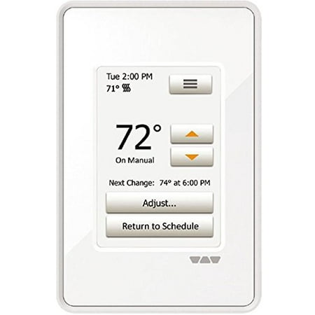 Ditra Heat Touchscreen Programmable Floor Thermostat 120v/240v (Best Thermostat For Radiant Floor Heating)