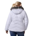 thumbnail image 4 of Free Country Women's Plus Size Brisk II Parka Jacket White 2X, 4 of 4