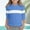 Blue, variant on YHAJDS Boys Girls 3/4 Sleeve T-Shirts Solid Color Summer Casual Crewneck Top for Kids