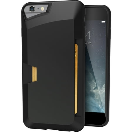 Smartish iPhone 6 Plus/6s Plus Wallet Case - VAULT Protective Credit Card Grip Cover (Silk) - 