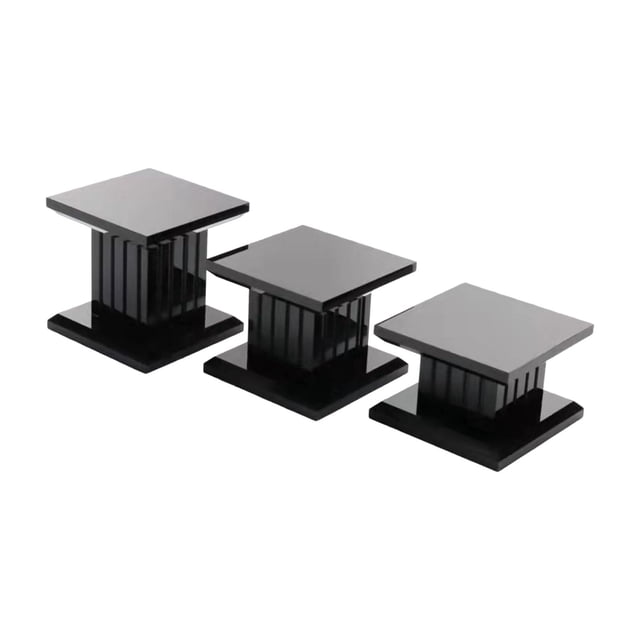 Soporte para estante de exhibición de Joyas Yuyangstore Acrílico Negro