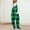 Green, variant on Baqcunre Women's Jumpsuit, Women's Spring V Tie Pocket Loose Casual Jumpsuit Green L