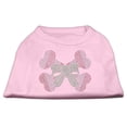 thumbnail image 5 of Christmas Pet Dog  Cat Shirt Rhinestone, "Candy Cane Crossbones", 5 of 11