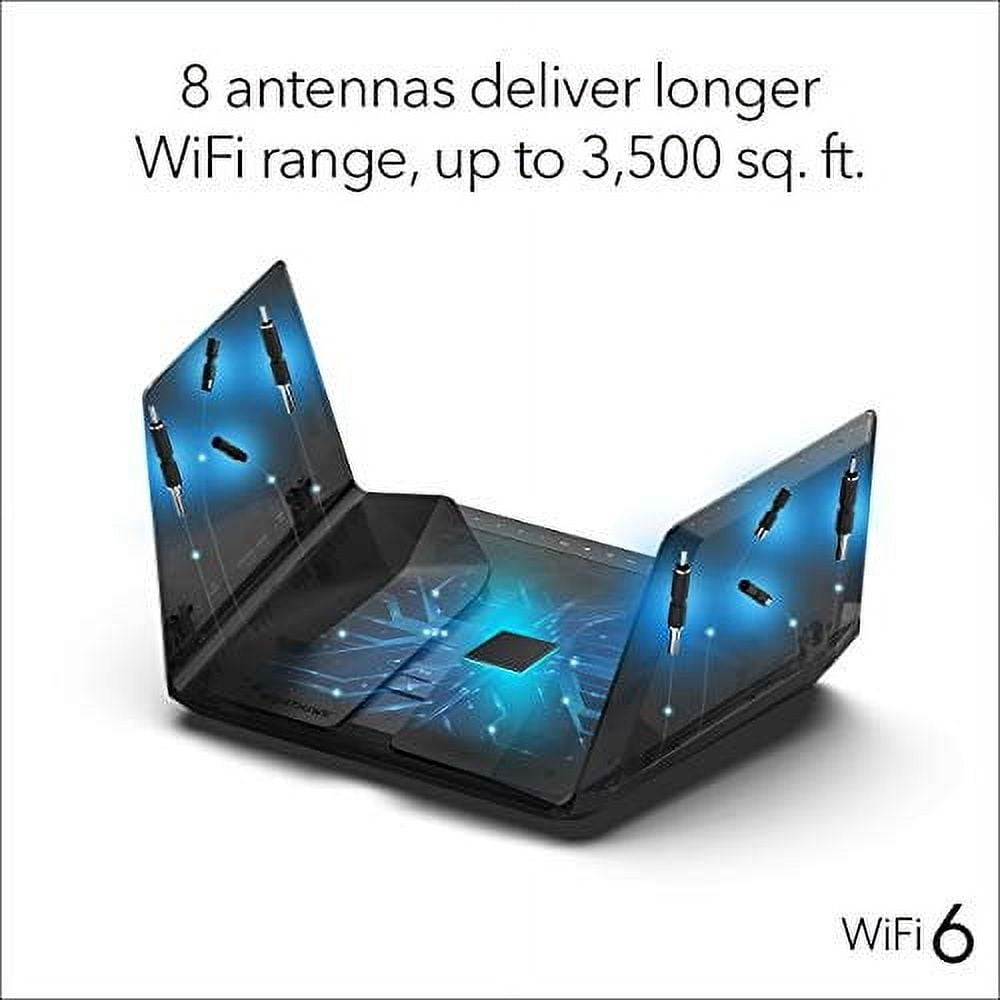 Restored Netgear Nighthawk AX12 RAX120-100NAS Dual-Band 12-Stream Wi-Fi Router (Refurbished)