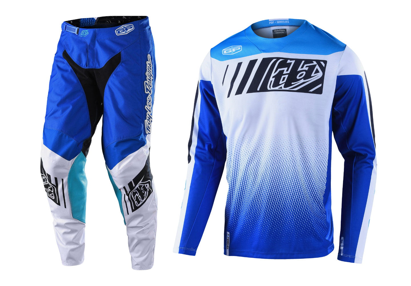 Troy Lee Designs 2020 GP Carlsbad White Black Jersey Orange Pants Combo Kit MX 