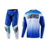Troy Lee Designs 2022 GP Jersey and Pant Combo Icon Blue (Jersey Large / Pant W38)