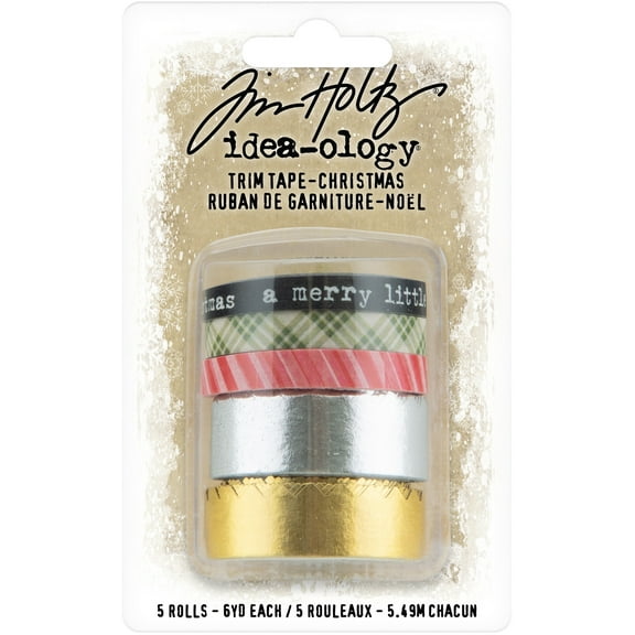 Idea-Ology Trim Tape 5/Pkg-Christmas