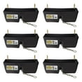 thumbnail image 1 of Little Giant 9 Quart Heavy Duty Feed Trough Bucket Fence Feeder, Black (6 Pack), 1 of 5