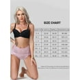 thumbnail image 3 of Women's Underwear Breathable High Waisted Sexy Lace Panties,4 Pack, 3 of 6
