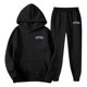 thumbnail image 3 of WILLBEST Sudaderas para Hombre, Conjunto De Sudadera con Capucha Deportiva De Manga Larga con Estampado De Letras Informal A La Moda De Otoño e Invierno para Hombre y Mujer XGrande, 3 of 3