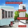 thumbnail image 3 of Acekid 36"W x 24"H Concession Window, Aluminum Alloy Food Truck Service Window with Awning Door & Drag Hook, Up to 85 Degrees Stand Serving Window, 3 of 7