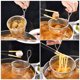 thumbnail image 5 of Cocedor de pasta de acero inoxidable, cesta para pasta con asa, colador de pasta, espumadera, colador de fideos y albóndigas, cesta para blanquear fideos, 5 of 7